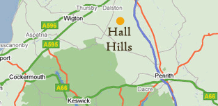 Cumbria, Lake District map
