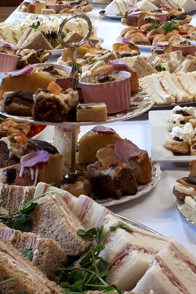 Private catering buffet lunch, Cumbria